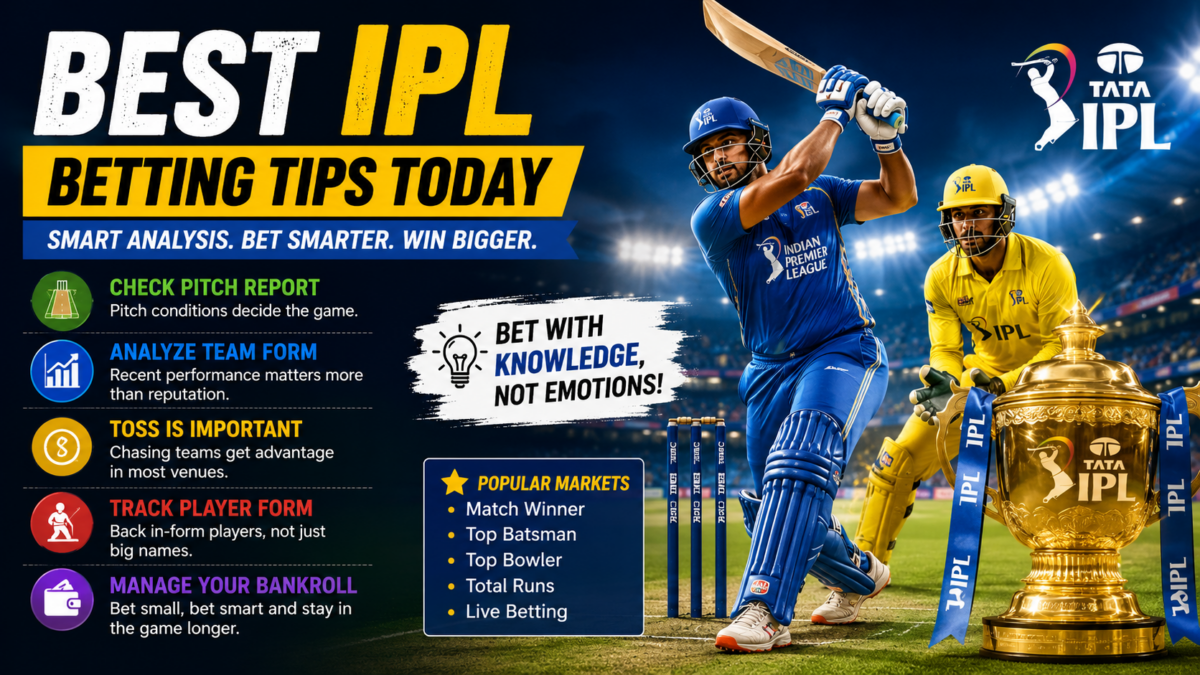 IPL betting tips with cricket match analysis, player form insights, and live betting strategies for smarter predictions.