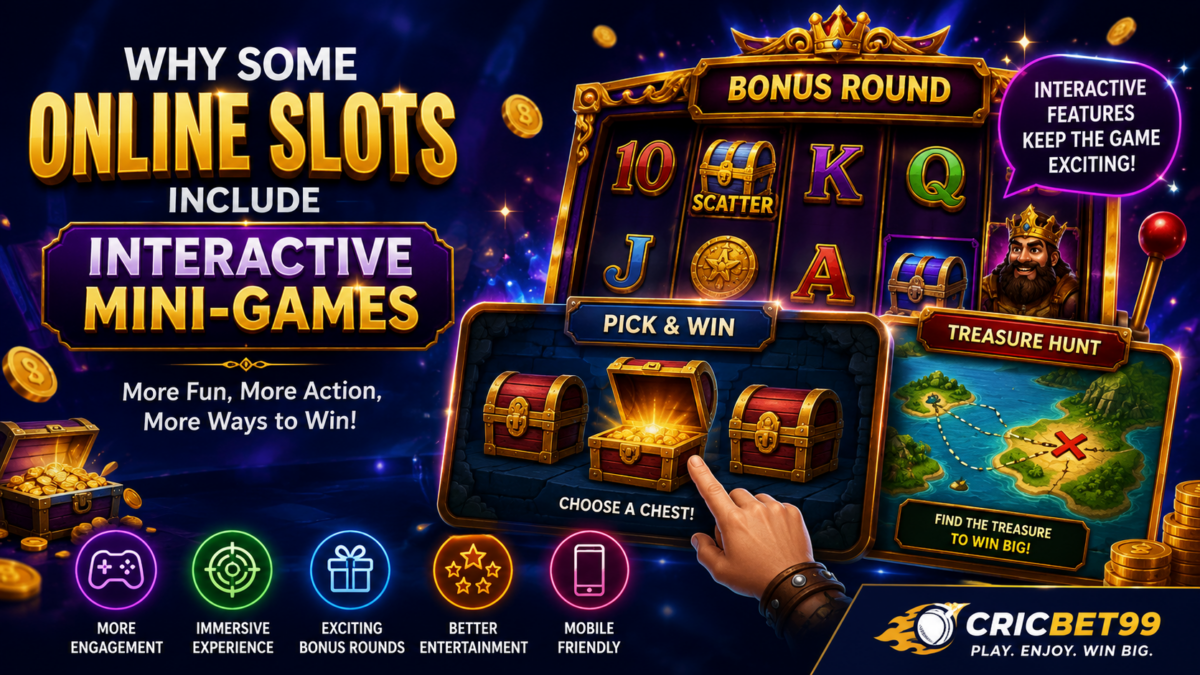 Player enjoying an online slot game with an interactive bonus mini-game and colorful casino-themed graphics.