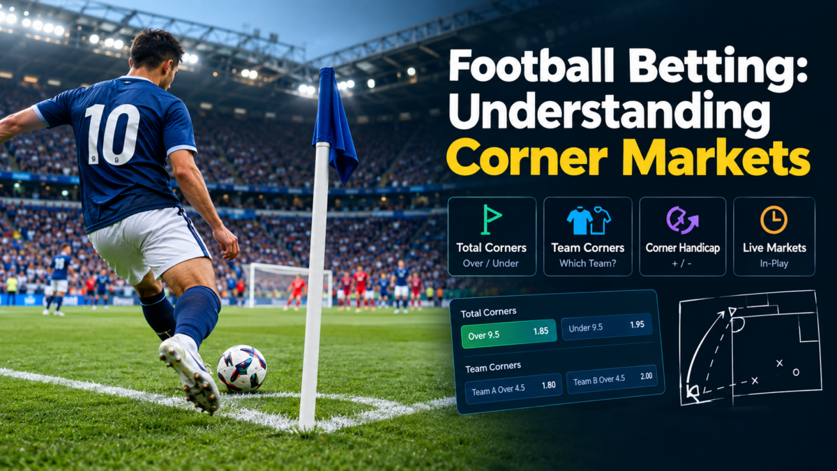 Football Betting corner markets explained